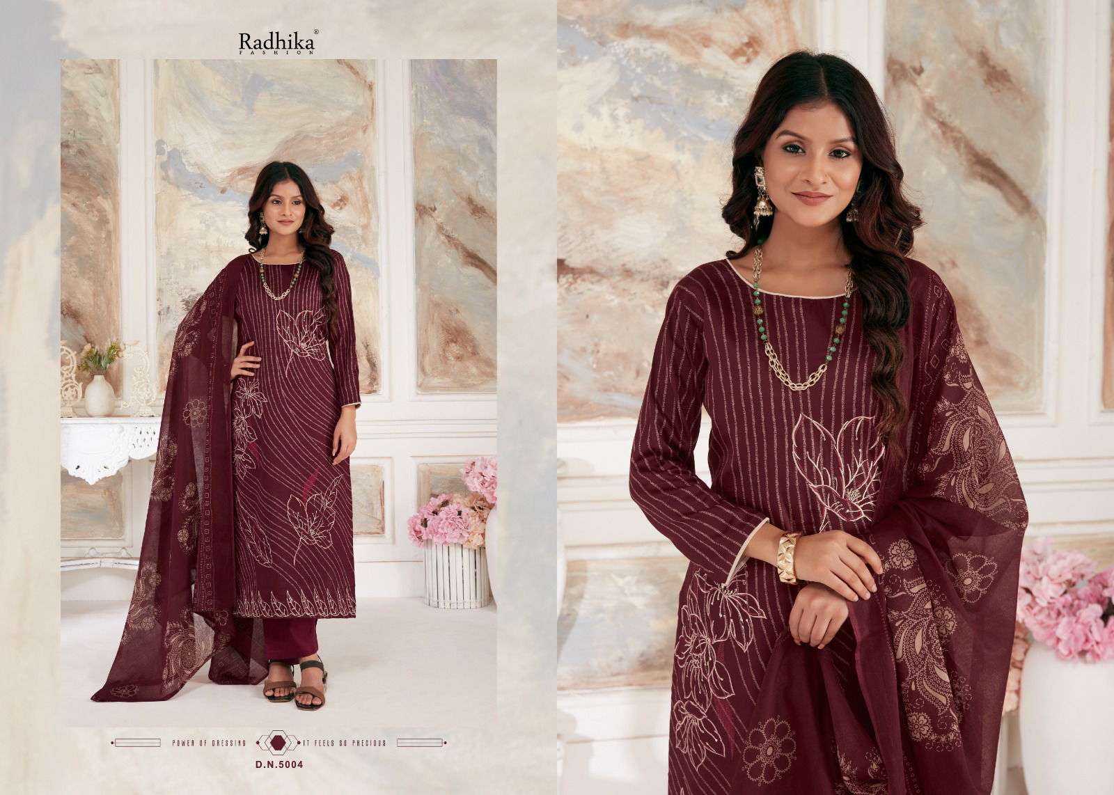 Night Queen By Radhika Azara Designer jam Cotton Dress Material Wholesale Shop In Surat
